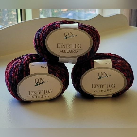 3 balls Linie 103 Allegro yarn - Picture 2 of 4
